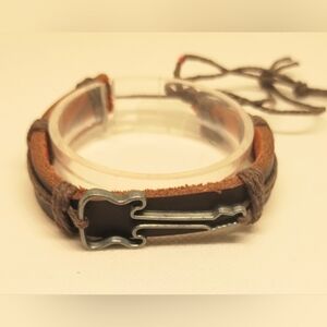 Men's Bracelet‎ Leather Guitar New f34